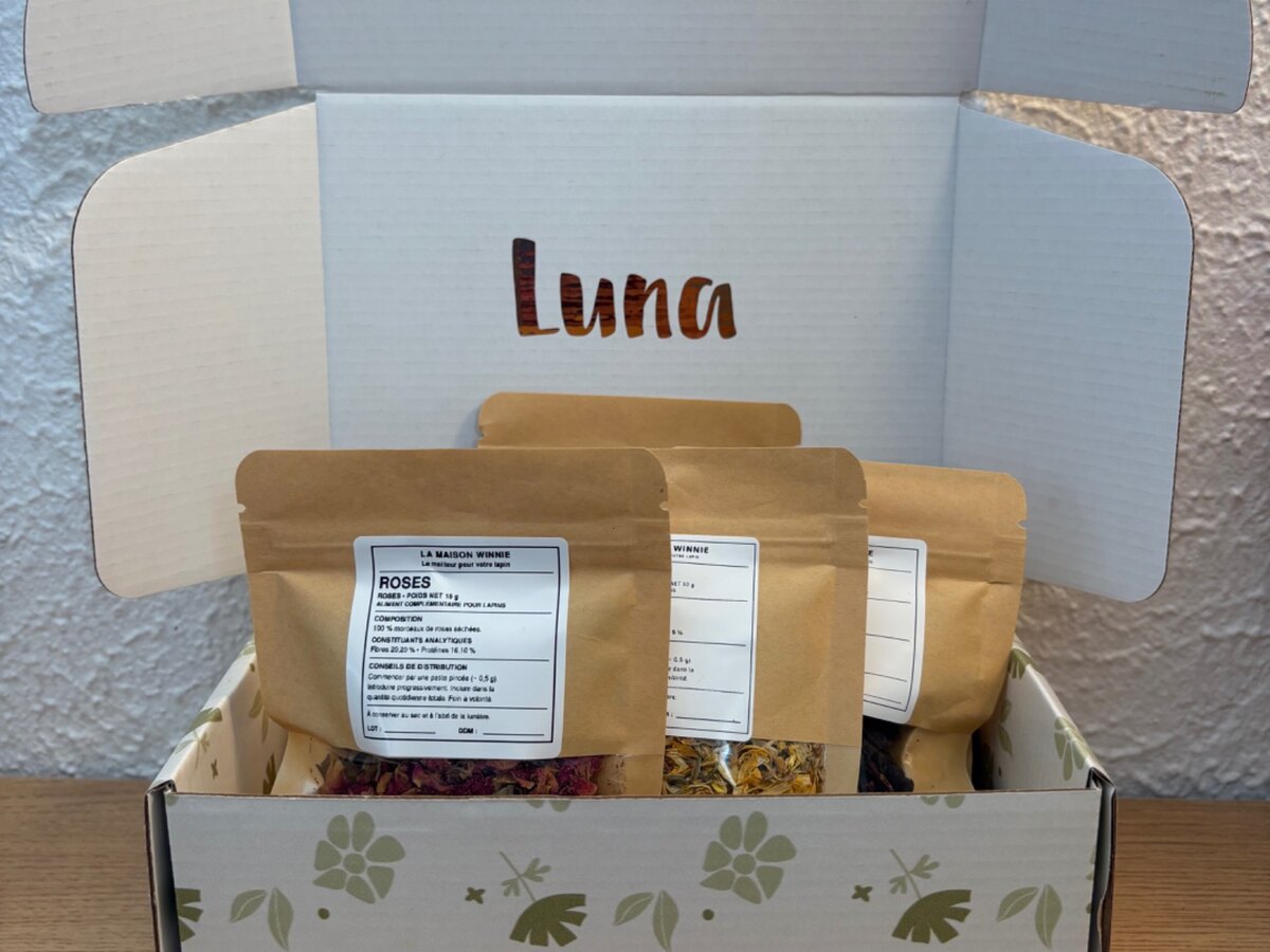 Box La Maison Winnie personnalisée au prénom de Luna